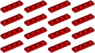 LEGO 3710 TANIER 1x4 červený NOVINKA (10g) 16 ks.