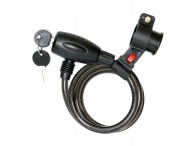 KANDS SPIRAL KEY LOCK 10X1200mm GK102.306 BLACK ZAM03