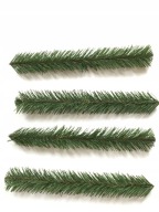 UMELÝ KONÁR rovný ZELENÝ dekorácia 10ks x35cm