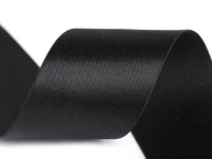 PÁSKA ELASTICKÁ SATÉNOVÁ GUMOVÁ 50MM ČIERNA