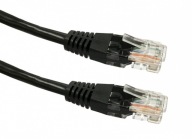 TB Cat 5e RJ45 UTP medený prepojovací kábel 2m čierny