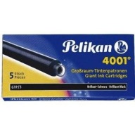 PELIKAN DLHÉ ČIERNE NÁPLNE 5 KS