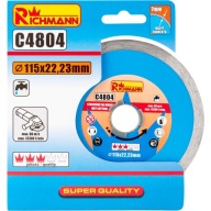 C4804 plný diamantový kotúč 115 mm richmann