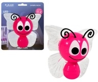 Detská nočná lampa Butterfly Pink so svietiacimi krídelkami Auto On/Off