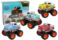Auto 4x4 klasický model na veľkých kolesách 4 farby