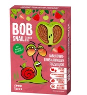 BOB Slimák SNAIL Snack Jablko - Jahoda 60 g