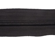 Páska na zips #8 špirála 1 meter čierna