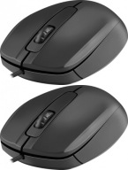 Káblová myš Defender Alpha MB-507, tichá, bez kliknutia, 1000 dpi x2