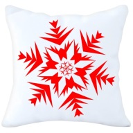 DEKORATÍVNY VANKÚŠEK 40x40 VIANOČNÁ SNEHULIENKA