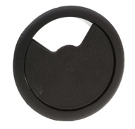 STOLNÁ KÁBLOVÁ priechodka, priemer 60 mm, ČIERNA