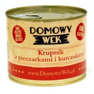 KRUPNÍK s kuracím mäsom a šampiňónmi WEK POLSKI KONZERVY hotového jedla - 510 g