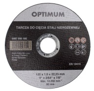Rezný kotúč na nerez Wurth 125 125x1,0x22,23 mm x 1 ks.