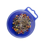 Krajčírske špendlíky PREMIUM so sklenenou hlavičkou 3 cm - Vyrobené v Poľsku