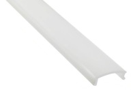 1 meter PVC PMMA tienidlo na hliníkové LED profily, typ ABC, mliečne biele