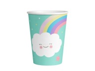 Rainbow and Cloud narodeninové poháre 250 ml 8 ks