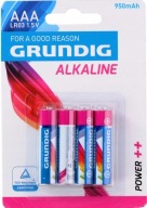 ALKALICKÉ batérie Grundig AAA Sticks 4 ks.