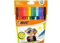 VÝLETY, ZNAČOVAČE, FAREBNÉ BIC PERÁ, 12 ks