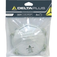 Sada 3 polomasiek ffp1 DELTAPLUS [M3FP1]