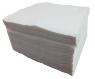 Obrúsok 33x33 1/4 gastro. 1-vrstvový. BIELA ​​500 ks.