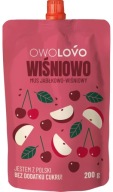 OWOLOVO Jablkovo-čerešňová pena 200 g | OVOCIE NATURAL bez CUKRU