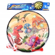 ŠÍPKY NA VELCRO ŠÍPKY BEZPEČNÝ ŠTÍT NA ŠÍPKY PRE DETI DINOSAUR