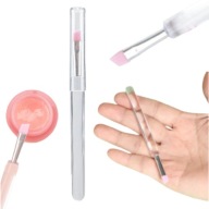 Silikónový aplikačný štetec na lamináciu mihalníc a obočia, ružový Prima Derma