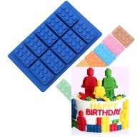 SILIKÓNOVÁ FORMA ČOKOLÁDY PRRALINES ŽELÉ TORTY LEGO TEHLY