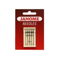 JANOME ihly na látky (5x65) POLPLOCHÉ DO STROJOV