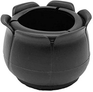 Čierne čiapky na nábytok s filcom, 35-41mm