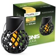 LED solárna lampa guľová lampa 7cm IGNIS záhradná lampa IP44 1800K