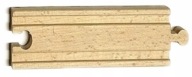 ROVNÁ dráha, stredná 12,5 cm, 1 ks koľajnica - drevená železnica