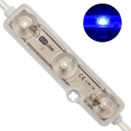 Modul 3xLED SMD 0,72W ​​modrý 12V ECO LENS IP 68