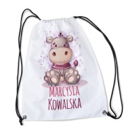 TAŠKA na batoh do škôlky s menom VEĽA vzorov
