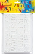 HAMA MIDI BEADS PODLOŽKA S PÍSMENKAMI 272