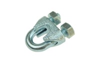 5x pozinkovaná lanová svorka, 13mm svorka