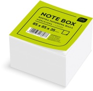 KANCELÁRSKA KOCKA, BIELA, NELEPENÁ, NA POZNÁMKY 85x85x35 INTERPRINT 350 listov