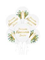 BALÓNY NA PRIJÍMANIE 6 KUSOV IHS EUKALYPTUS PRVÉ SVÄTÉ PRIJÍMANIE