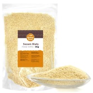 BIELY SEZAMOVÉ SEMIENKY, LÚPANÉ 1KG 1000G PRÍROD