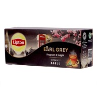 Čierny čaj Lipton Earl grey s príchuťou 37,5 g (35 vrecúšok)