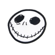 Nášivka na oblečenie pred Vianocami Nightmare Before Christmas, halloweenske dekorácie