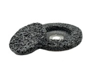 Extra hrubá netkaná textília Włosy Negro 125 x 22,2 mm + 75 mm