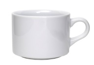 Obľúbený hrnček Ameriky, malý, nízky, biely, 230 ml