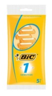 Jednorazové holiace strojčeky Bic Sensitive 5 kusov