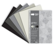 DECO GREY blok A4 20k 5 farieb HAPPY COLOR 170 g/m2