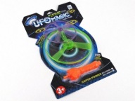 UFO lietajúci disk so svetlom s napínaním lana