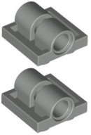 LEGO Plate 2x2 2 otvory J. Grey (2817/4211376) x2
