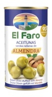 FAROLIVA Zelené olivy plnené - mandle 350 g