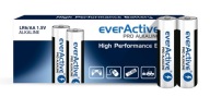 10x LR6 AA everActive PRO alkalické batérie (balenie)