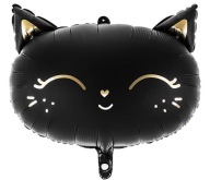 Fóliový balón Black Cat Kitten 48x36 cm Halloween