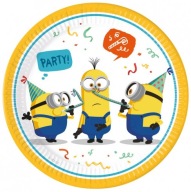 Papierové taniere Minions Birthday Party 8 ks